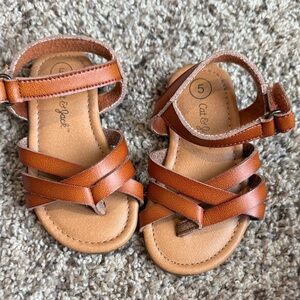 Cat & Jack Tan Kids Sandals